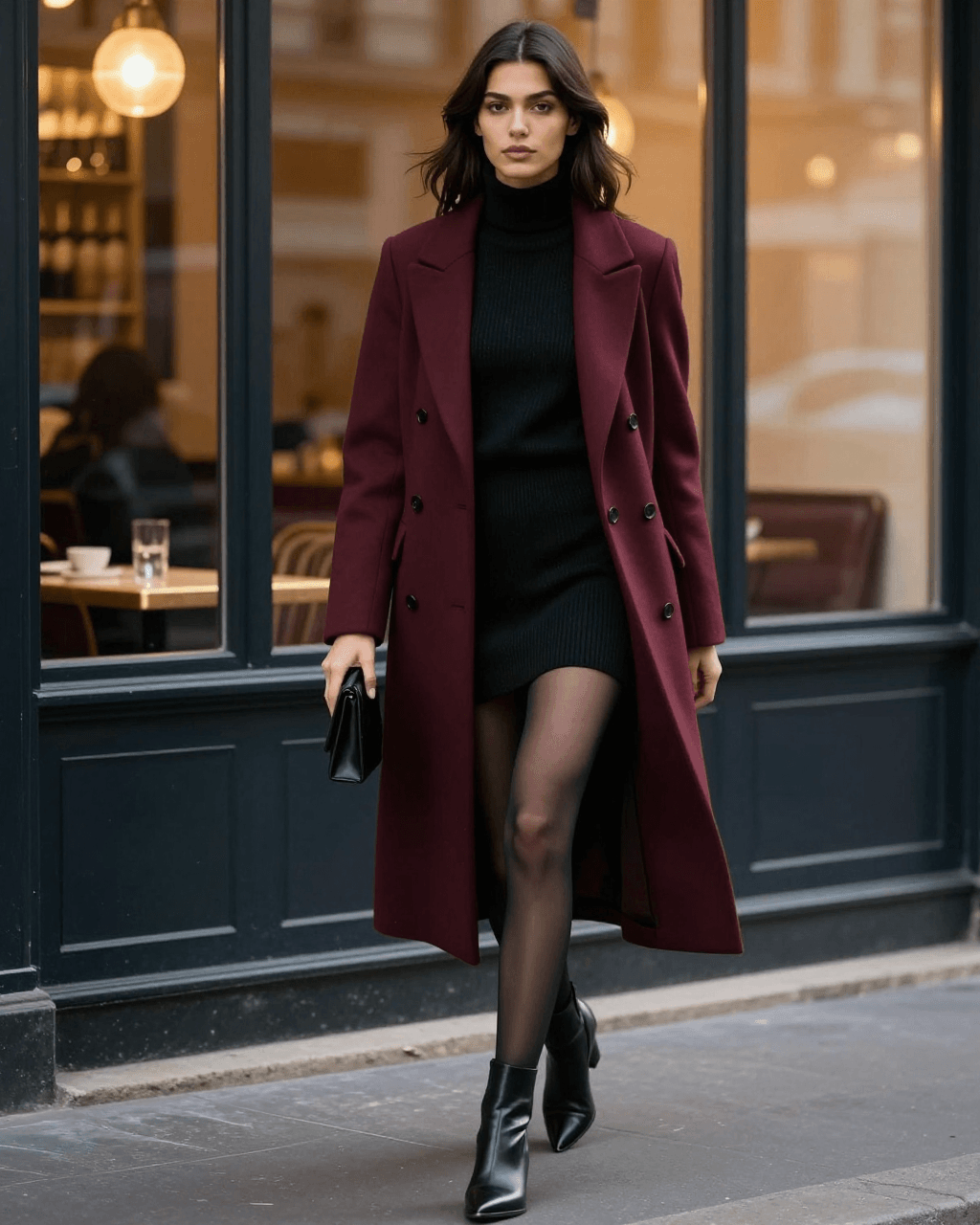 Paris evening outerwear output