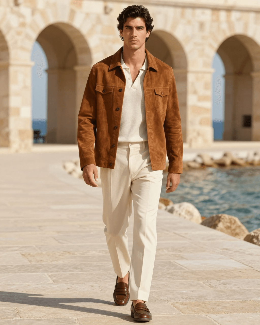 Resort menswear campaign output