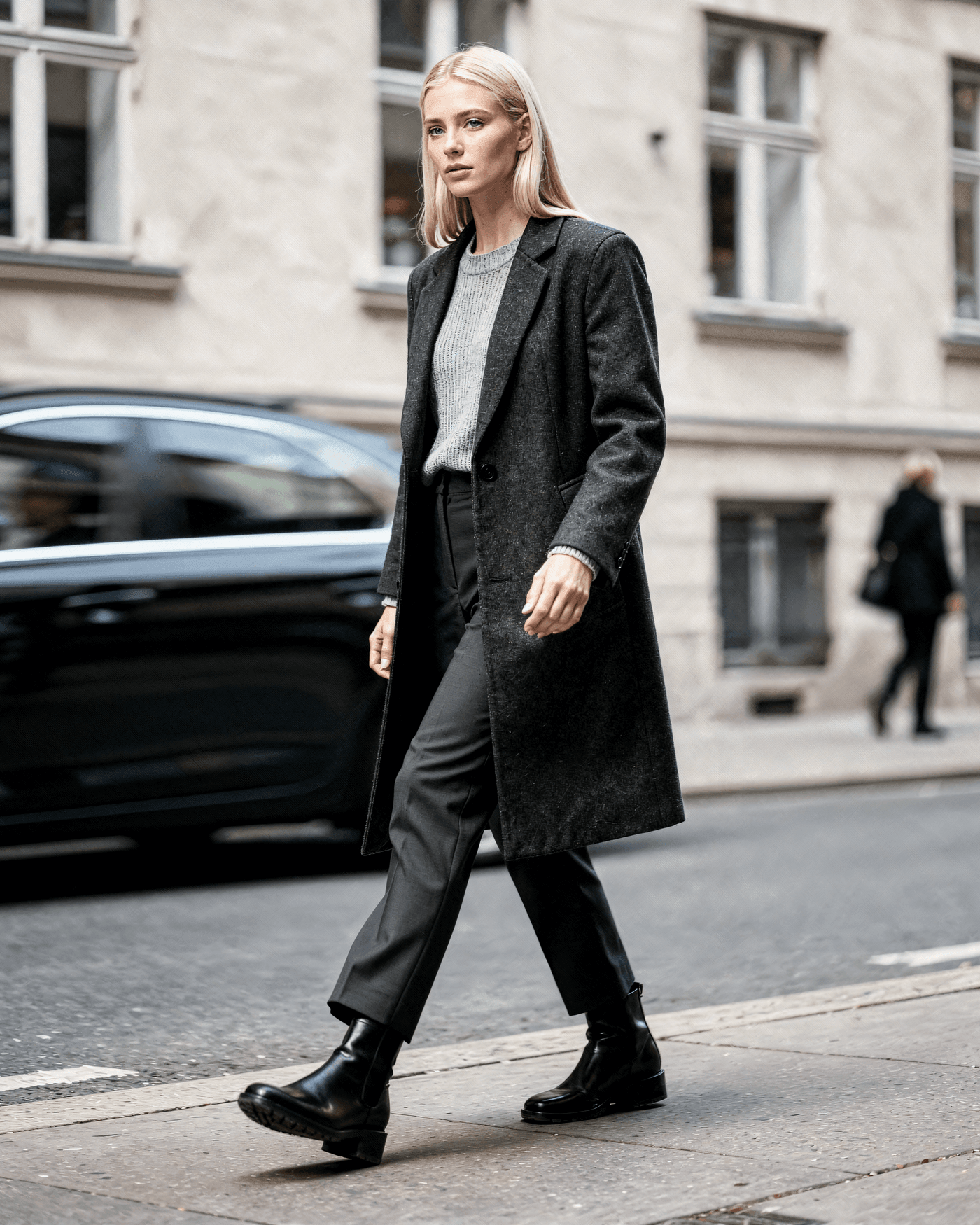 Street-style full-body output