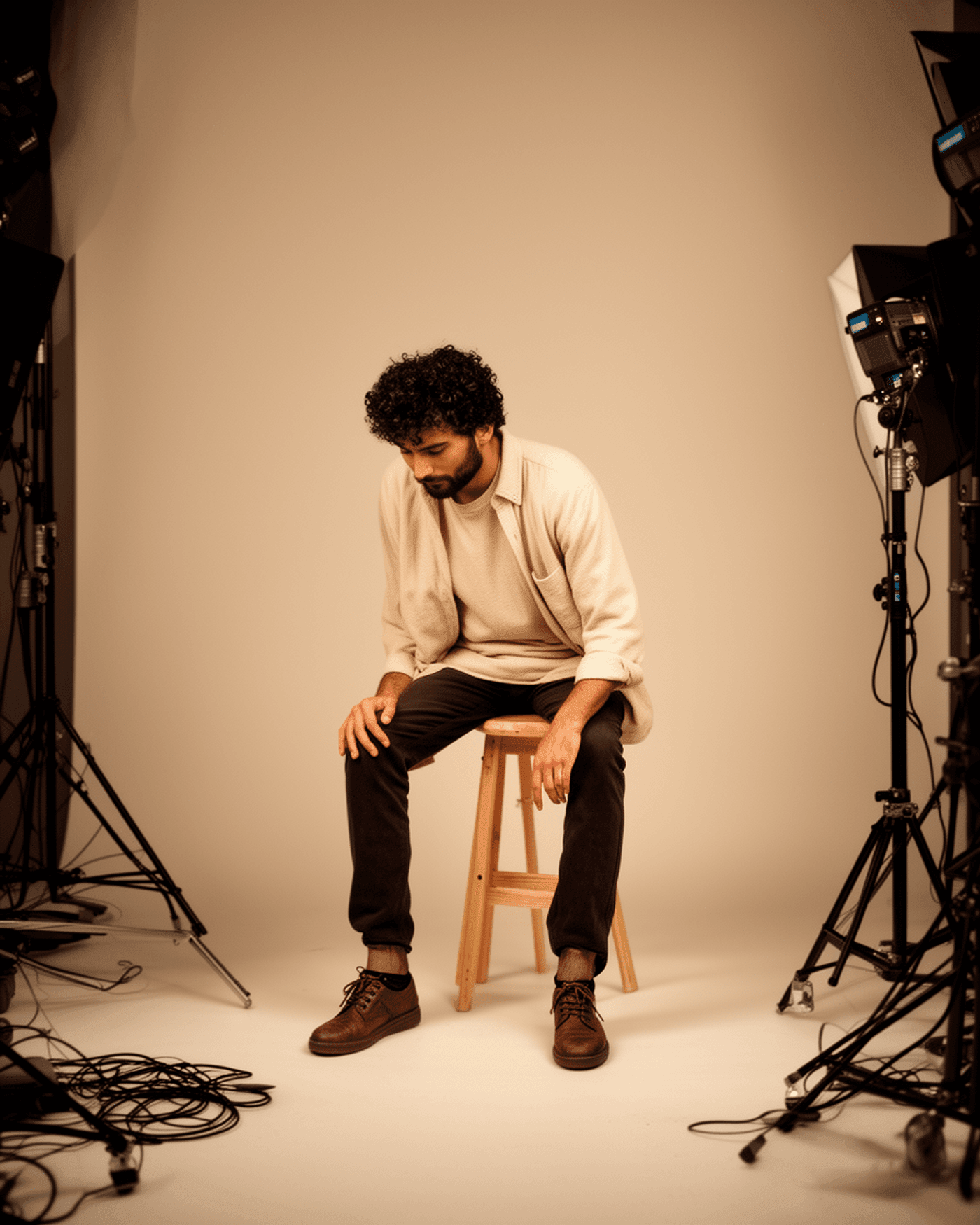 Studio stool candid output