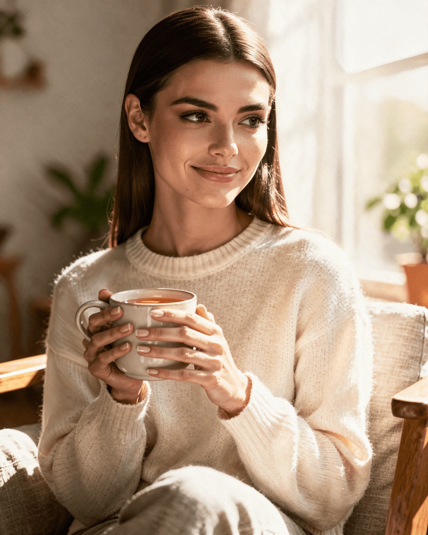Cozy morning lifestyle output