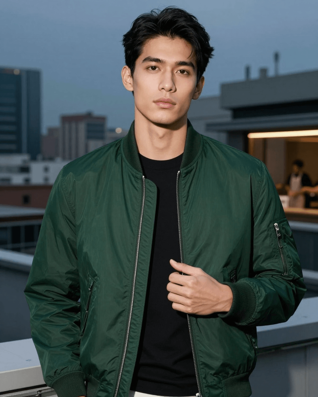 Urban menswear detail output